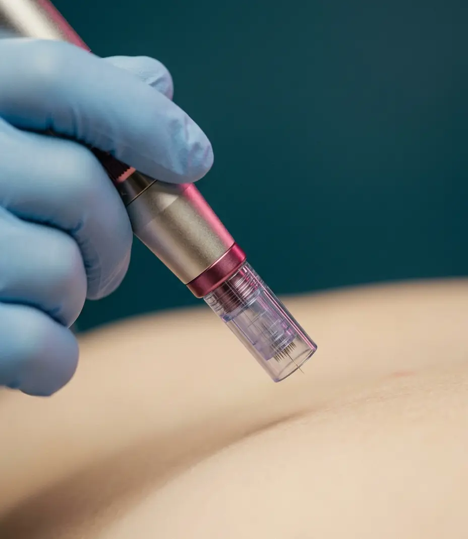 Microneedling Behandlung im Beauty Kraftwerk Kelkheim