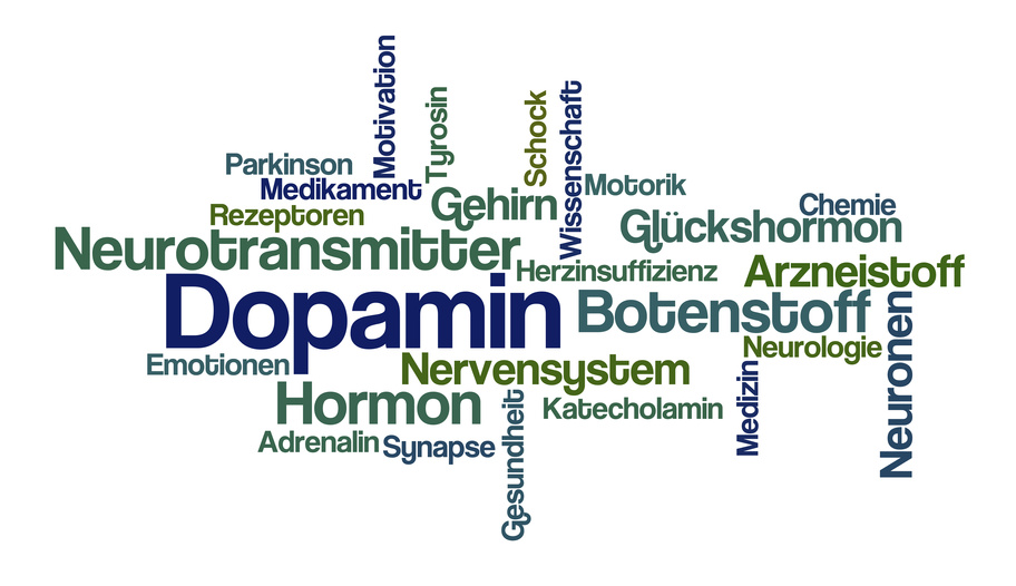Word Cloud - Dopamin Wortwolke Domamin